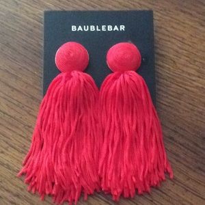 Baublebar Sonatina Tassels Red pierced earrings